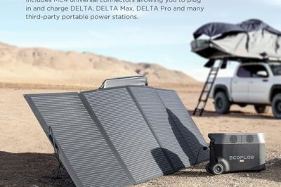 EcoFlow’s 400W Portable Solar Panel: Off-Grid Solution for Nomadic Homeowners